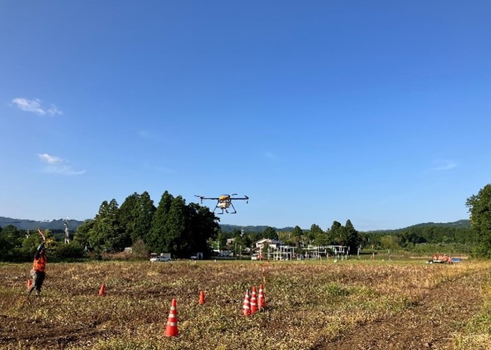 現場を想定した飛行場